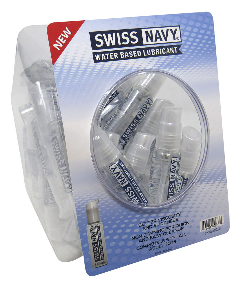 "Swiss Navy Water-Based 1oz 50ct Fishbowl MD-SNWB1OZ50"