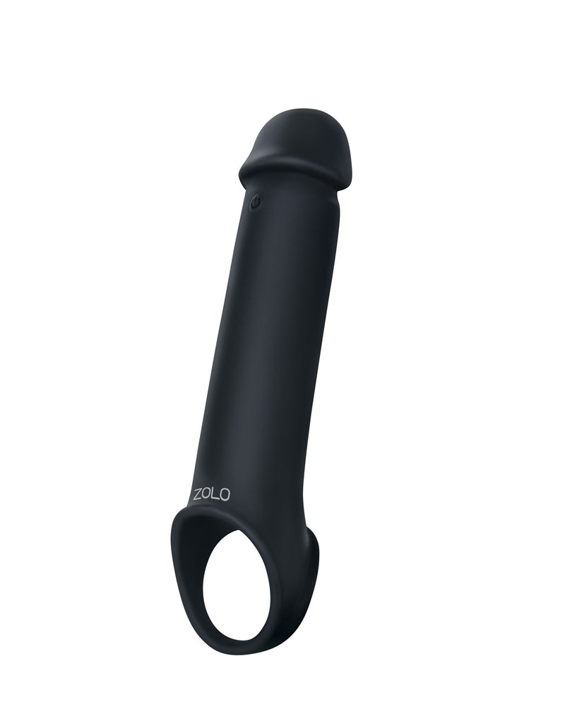 Zolo Vibrating Penis Extender - Black