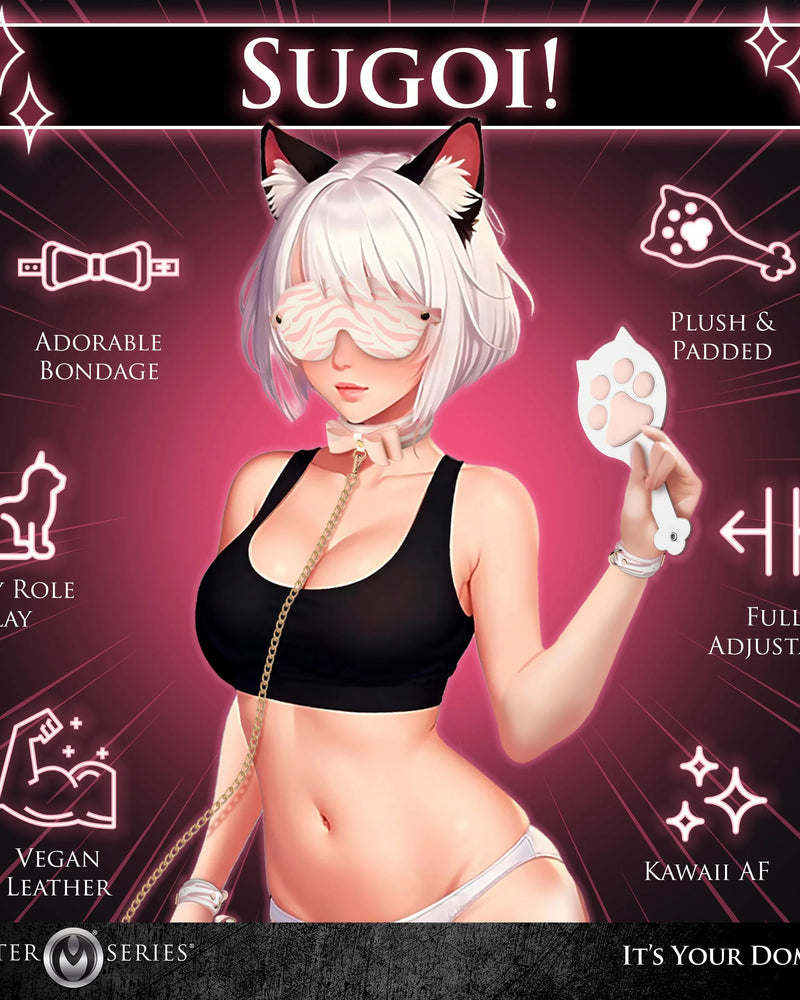 "Pink Kitty Bondage Set - White/pink MS-AH301"