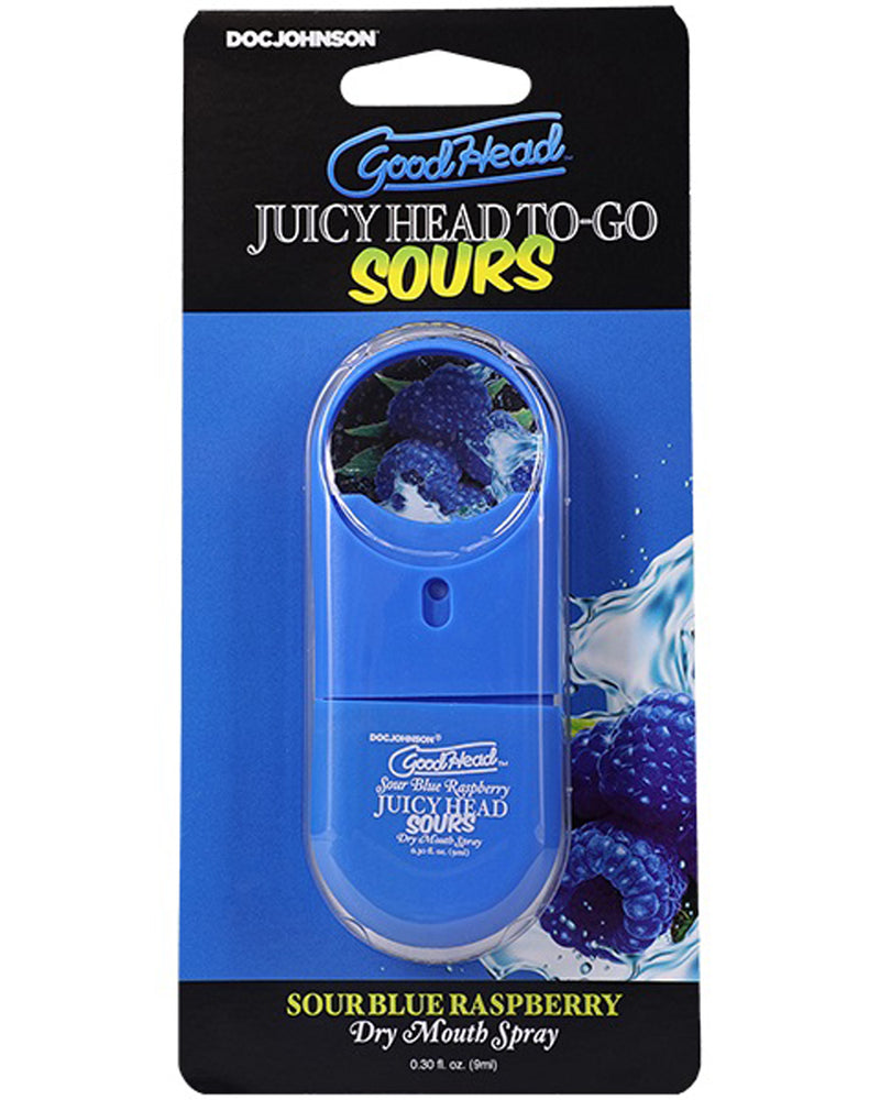 Goodhead Juicyhead Dry Mouth Spray to Go - Sour Blue Raspberry .30 Oz