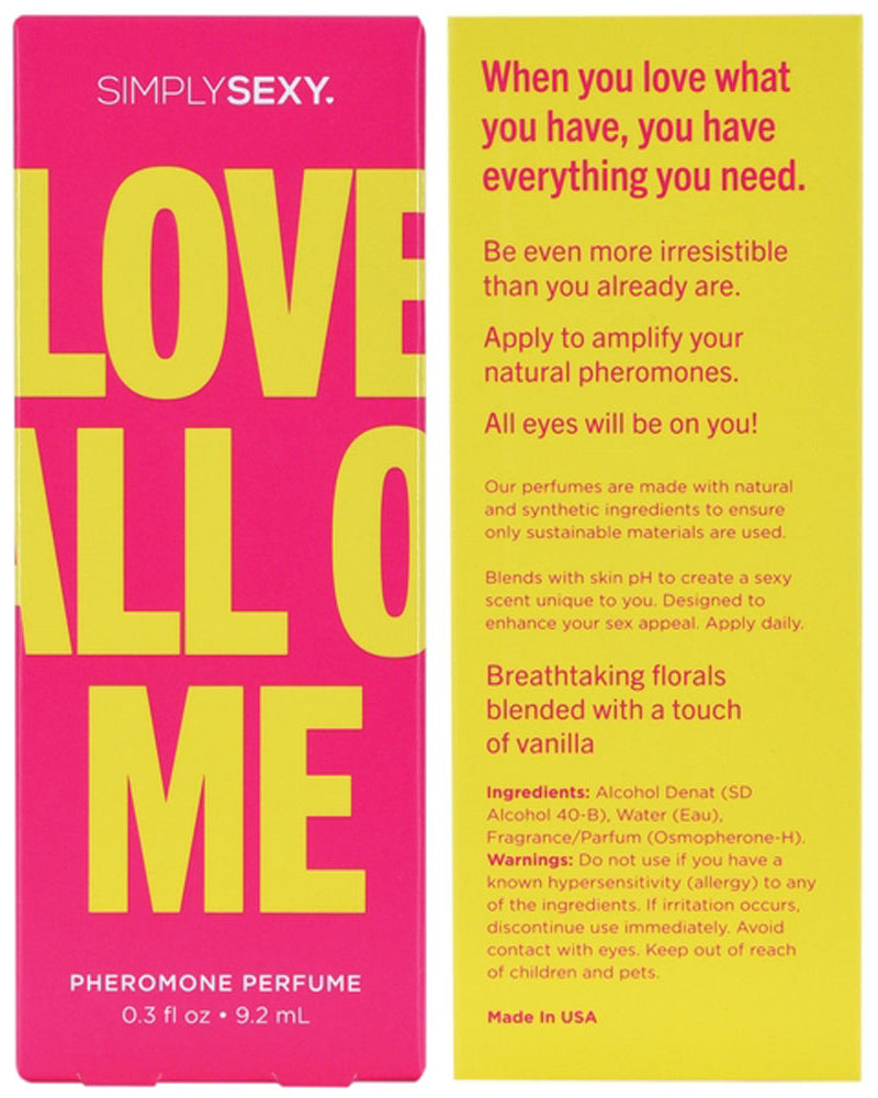"Simply Sexy Pheromone Perfume Love All of Me 0.3 Oz SSY2503-00"