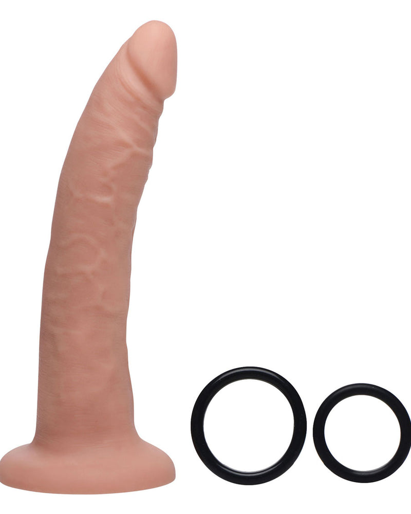 "Charmed 7.5 Inch Silicone Dildo With Harness SU-AG425"