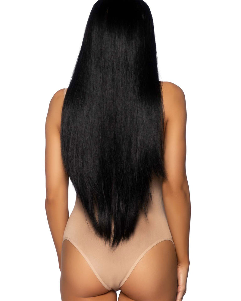 "33 Inch Long Straight Wig - Black LA-A2864BLK"