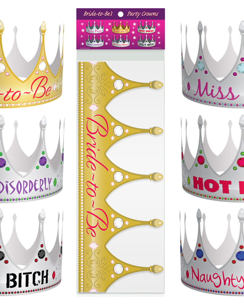 "Bride-to-Be Party Crowns KG-NVS18"