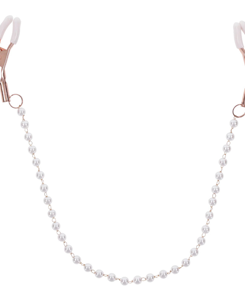 Peaches N Creame Pearl Nipple Clamps - Pink