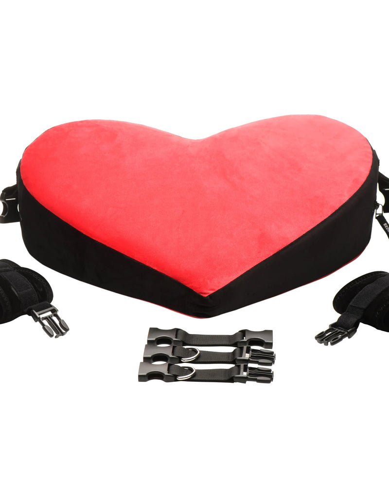 Bondage Love Pillow - Black/red