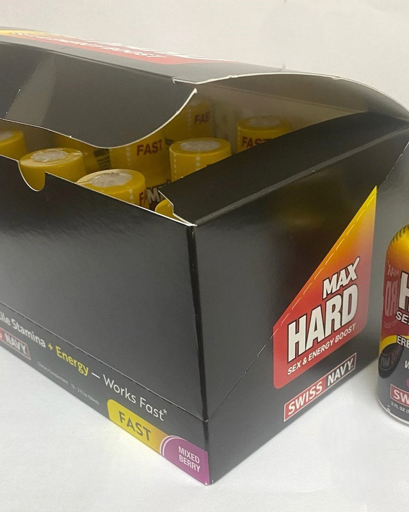 "Max Hard Shot 2oz Display - 12ct Box MD-SNMHS12"