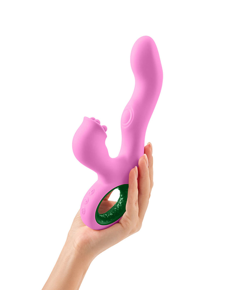 Pallina Triple-Action Rabbit Vibrator - Pink