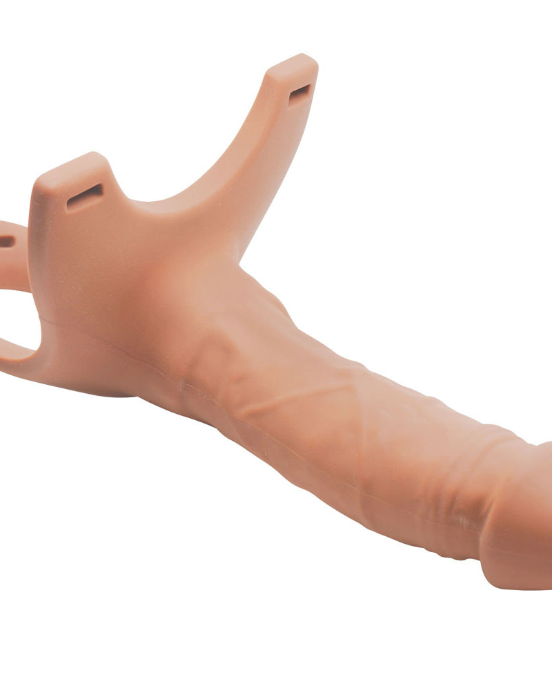 Hollow Silicone Dildo Strap-on - Flesh