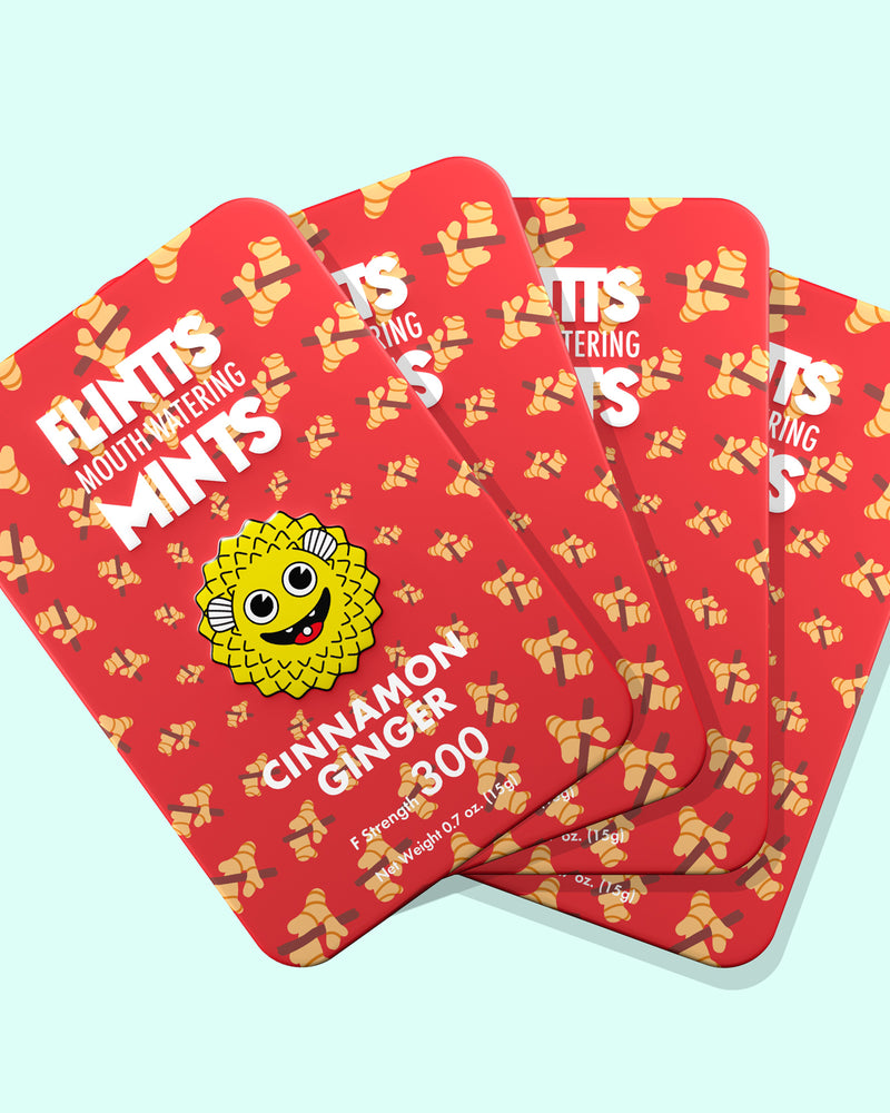 Flintts Mouth Watering Mints Cinnamon Ginger - F-Strength 300