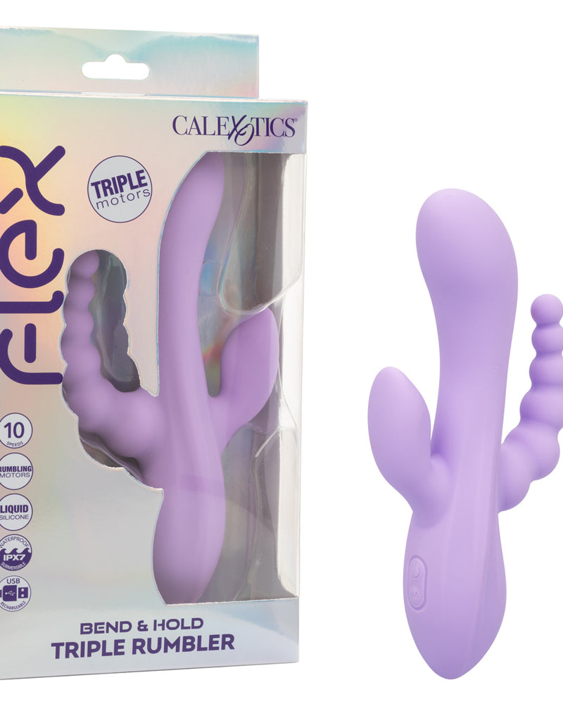 Flex Bend and Hold Triple Rumbler - Purple