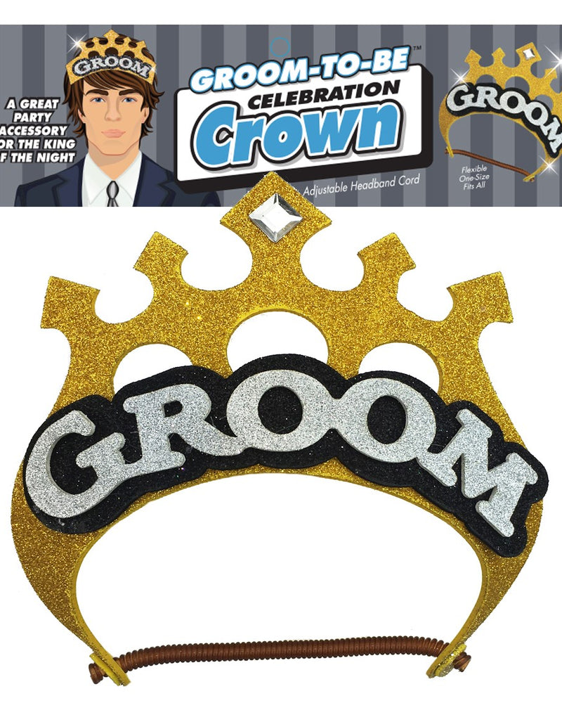 "Groom-to-Be Celebration Crown LG-NVC049"