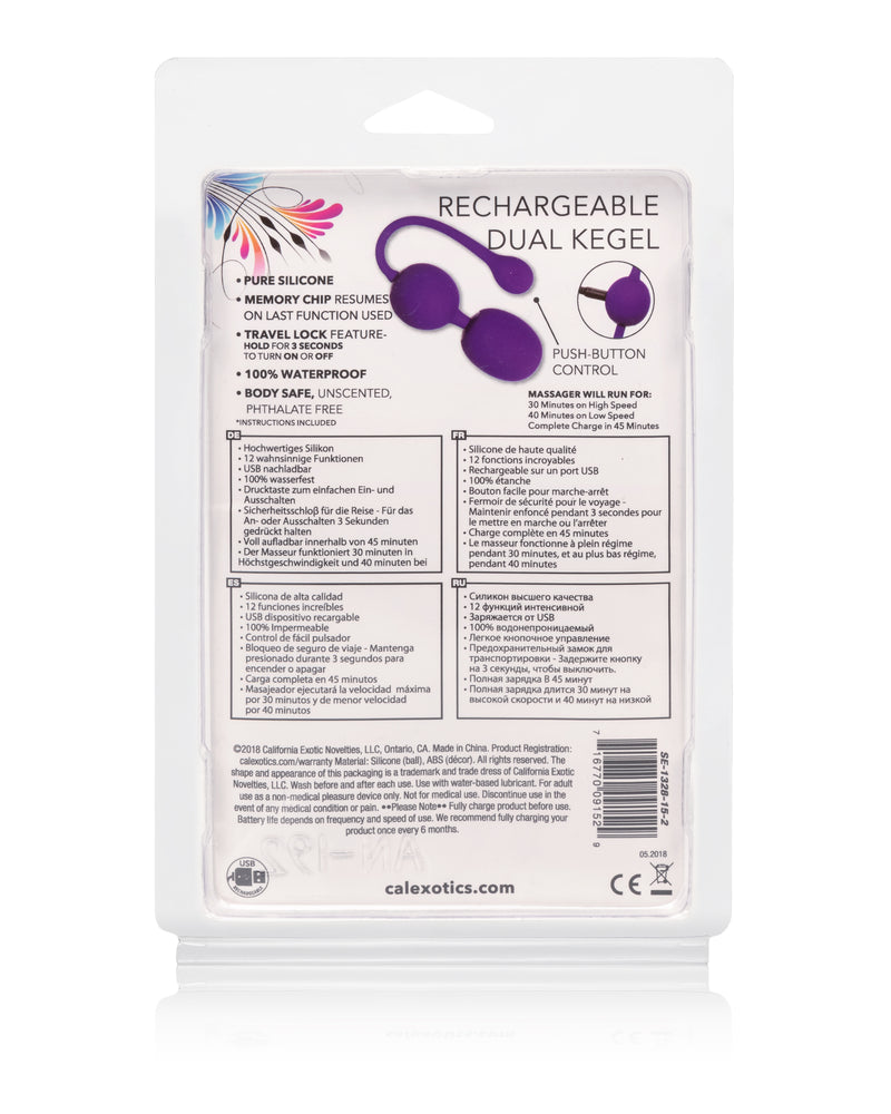 "Rechargeable Dual Kegel - Purple SE1328152"