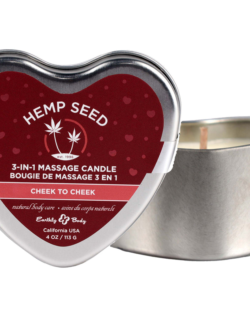 "3-in-1 Massage Candle - Cheek to Cheek - 4 Oz EB-HSCV023B"