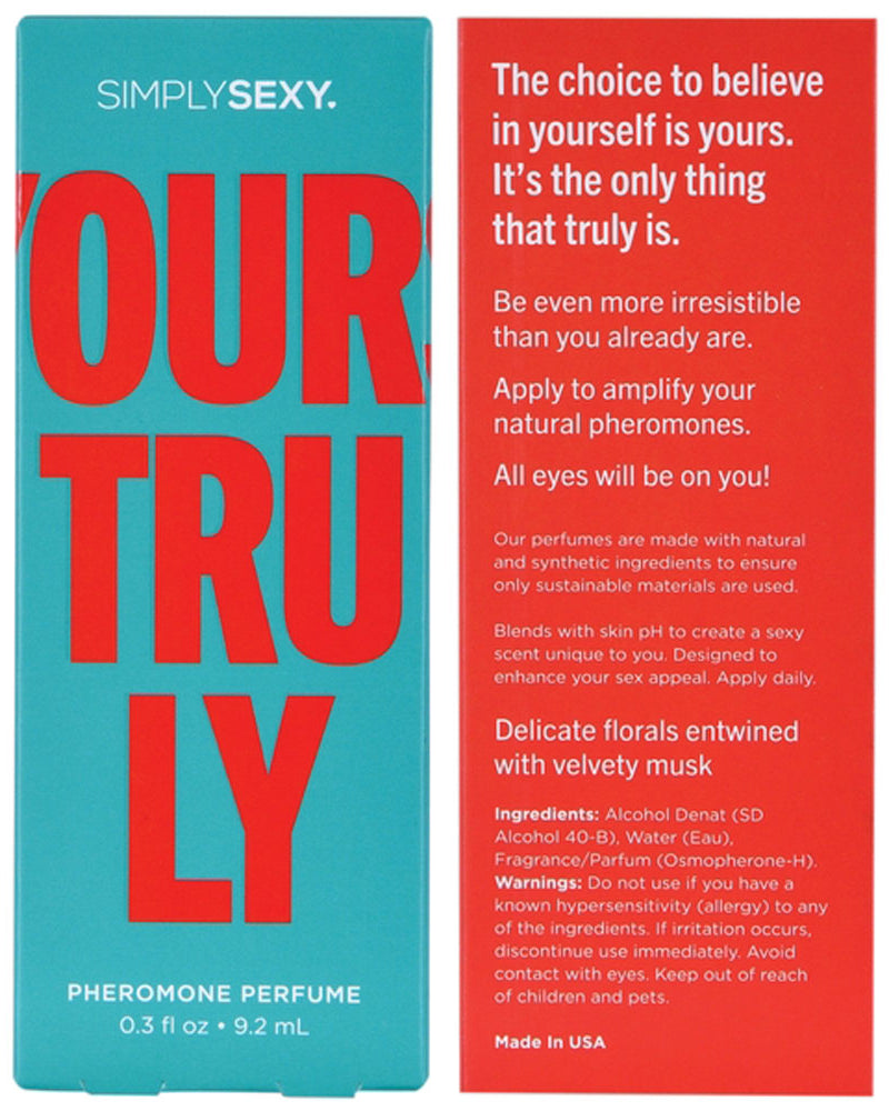 "Simply Sexy Pheromone Perfume Yours Truly 0.3 Oz SSY2501-00"