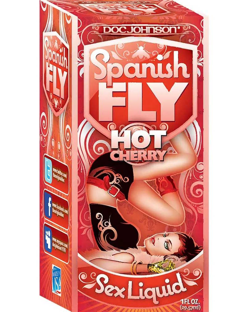 Spanish Fly Sex Drops - 1 Fl. Oz. - Hot Cherry
