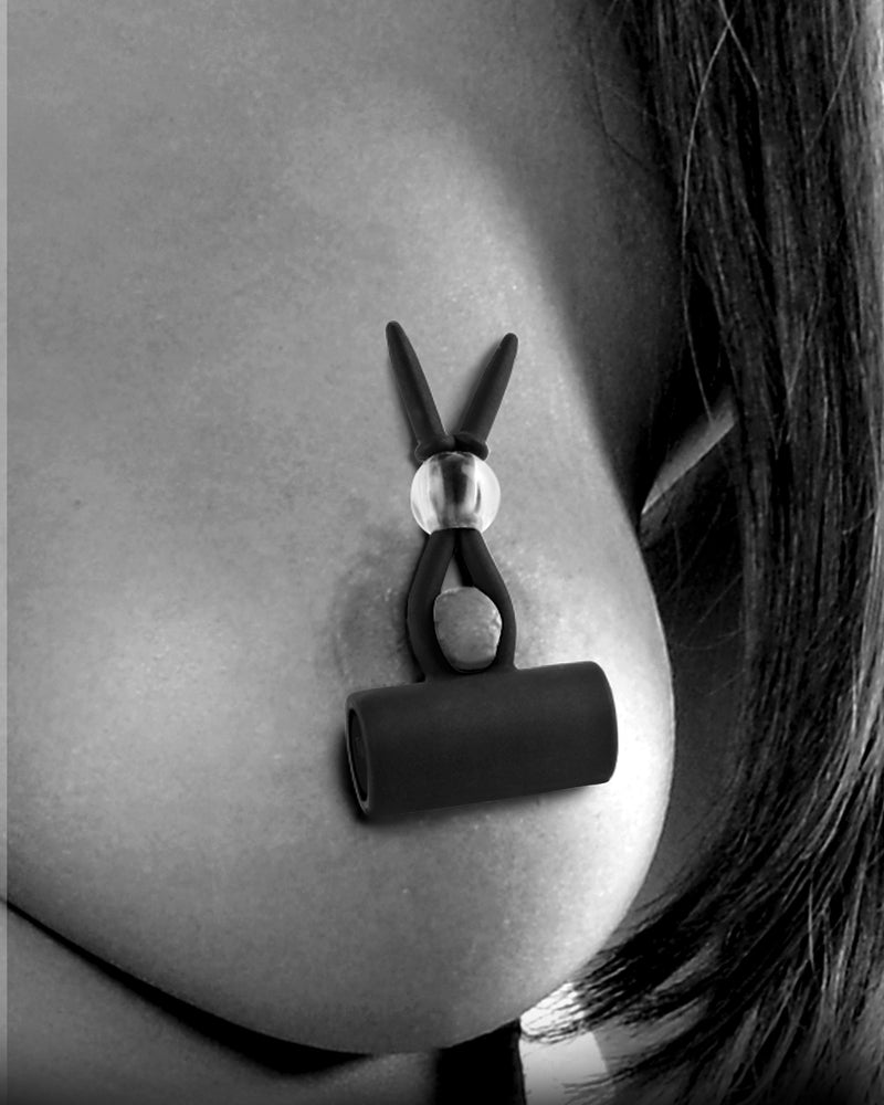 "Fetish Fantasy Limited Edition Vibrating Silicone Nipple Lassos PD4460-23"