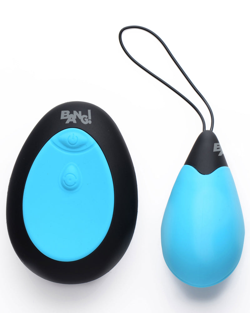"Bang - 10x Silicone Vibrating Egg - Blue BNG-AG462-BLU"