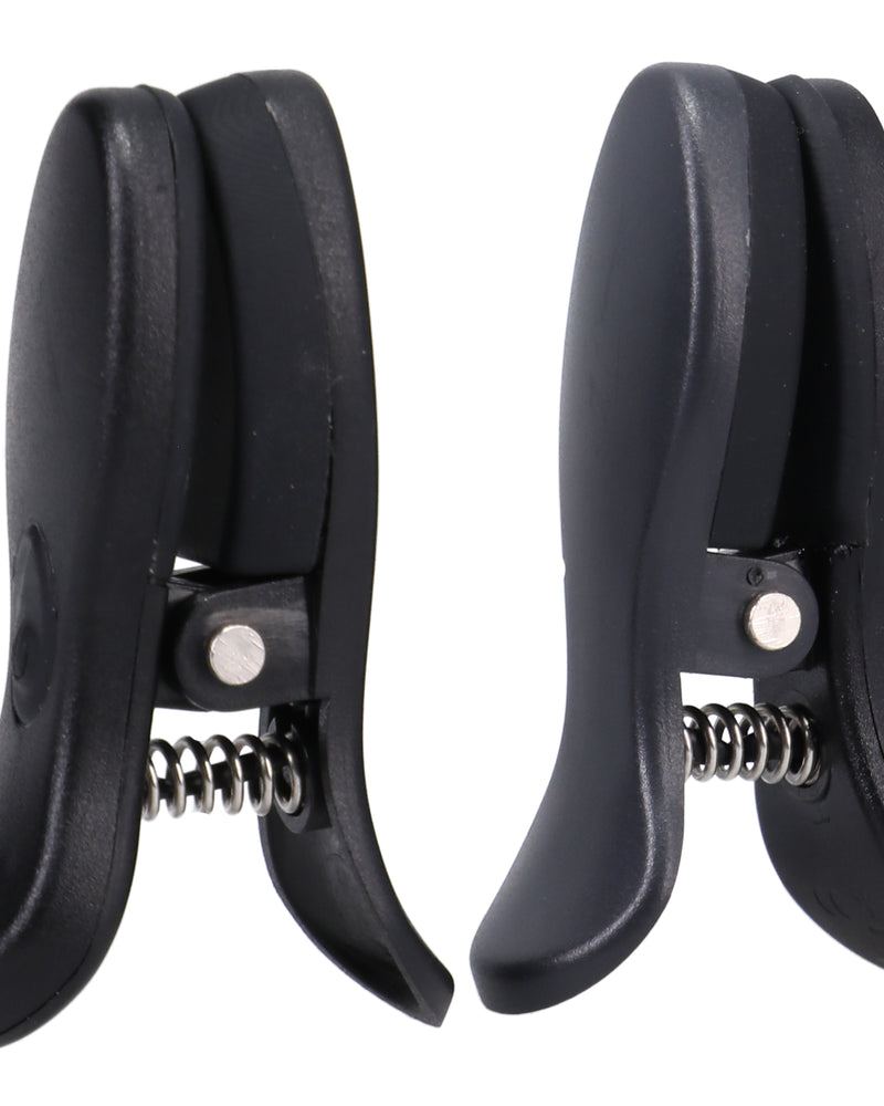 Merci - Vibro Grippers - Wireless Vibrating Nipple Clamps With Rechargeable Case - Black