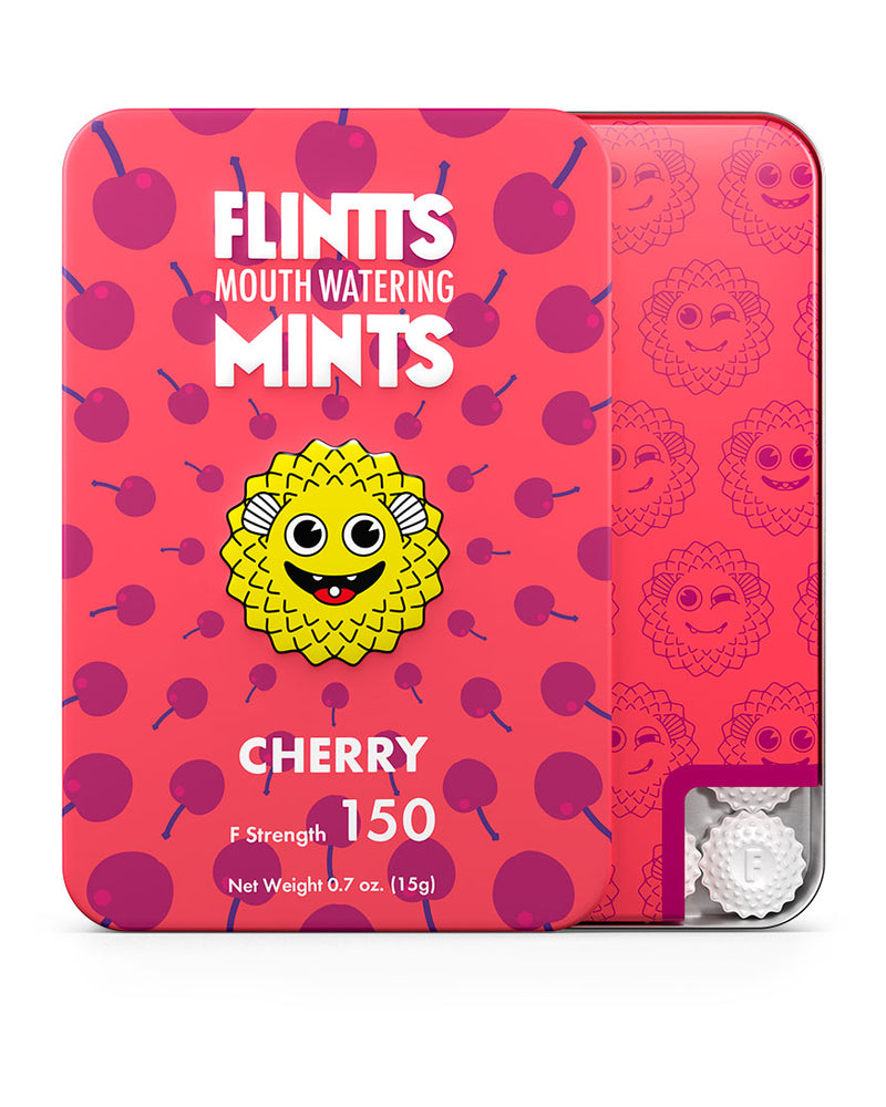 "Flintts Mouth Watering Mints Cherry - F-Strength 150 FM-CHERRY"