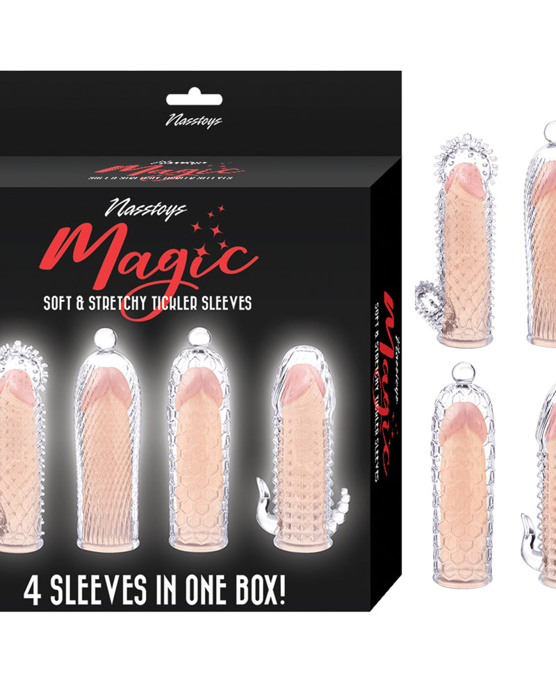 Magic Soft and Stretchy Tickler Sleeves Kit - Clear