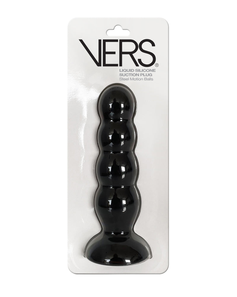 Vers Liquid Silicone Suction Plug - Black