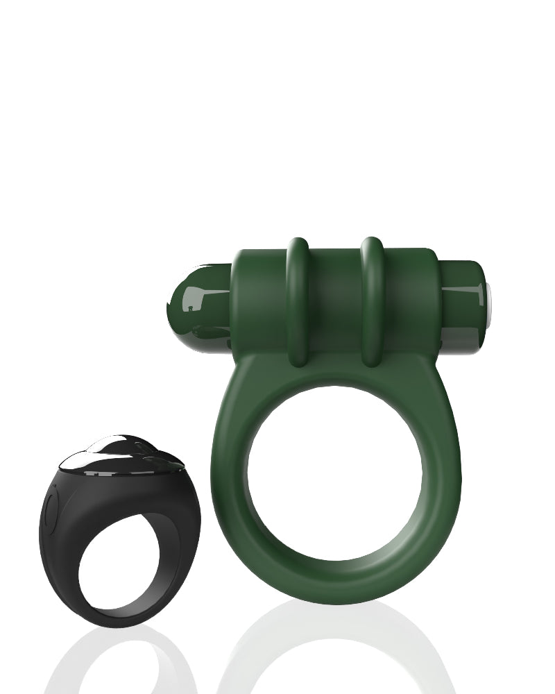 Screaming O Remote Controlled Switch Vibrating Ring - Green