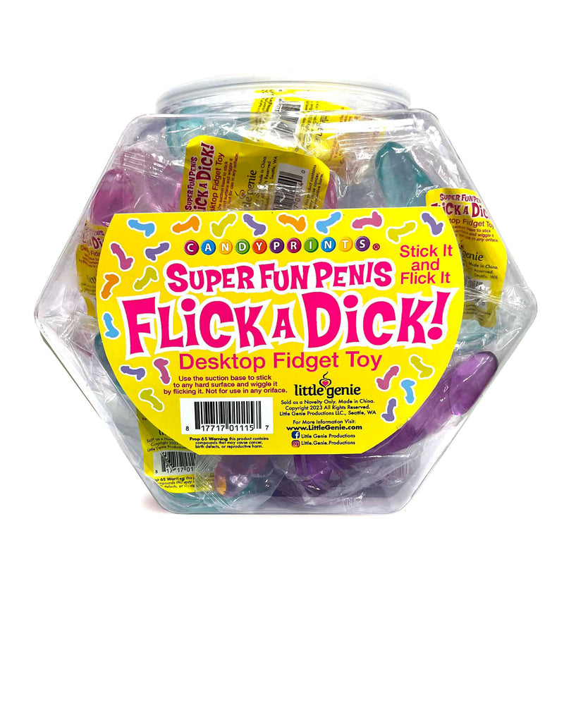 "Flick a Dick - Desktop Fidget Toy - Display of 24 LG-CP1115"