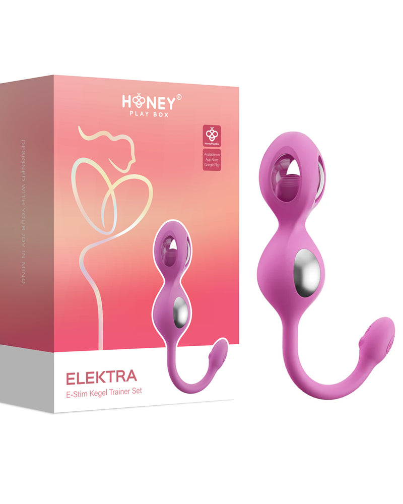 Elektra App-Enabled E-Stim Kegel Trainer Kit -Pink