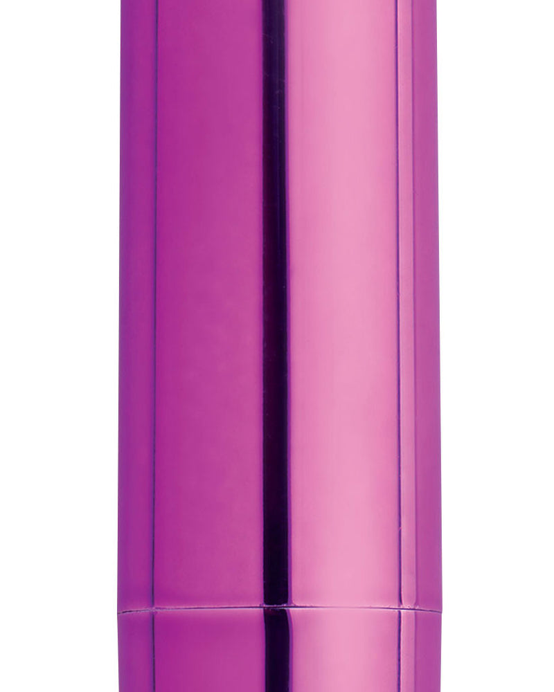 10x Rechargeable Vibrating Metallic Bullet - Purple