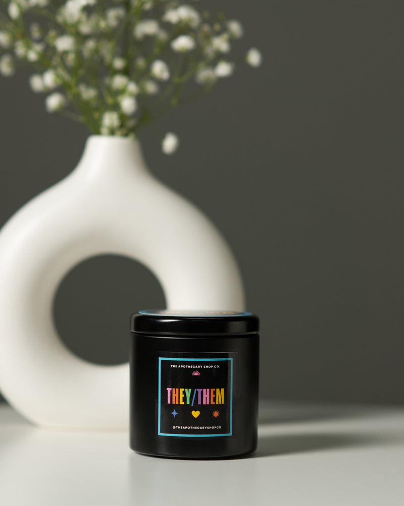 "Gender Fluid Candle - They/them 4 Oz - Vanilla Bean GFL-8280"