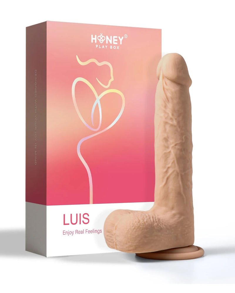 Luis-App Controlled 8.5" Real Thrusting Dildo With Clit Licker
