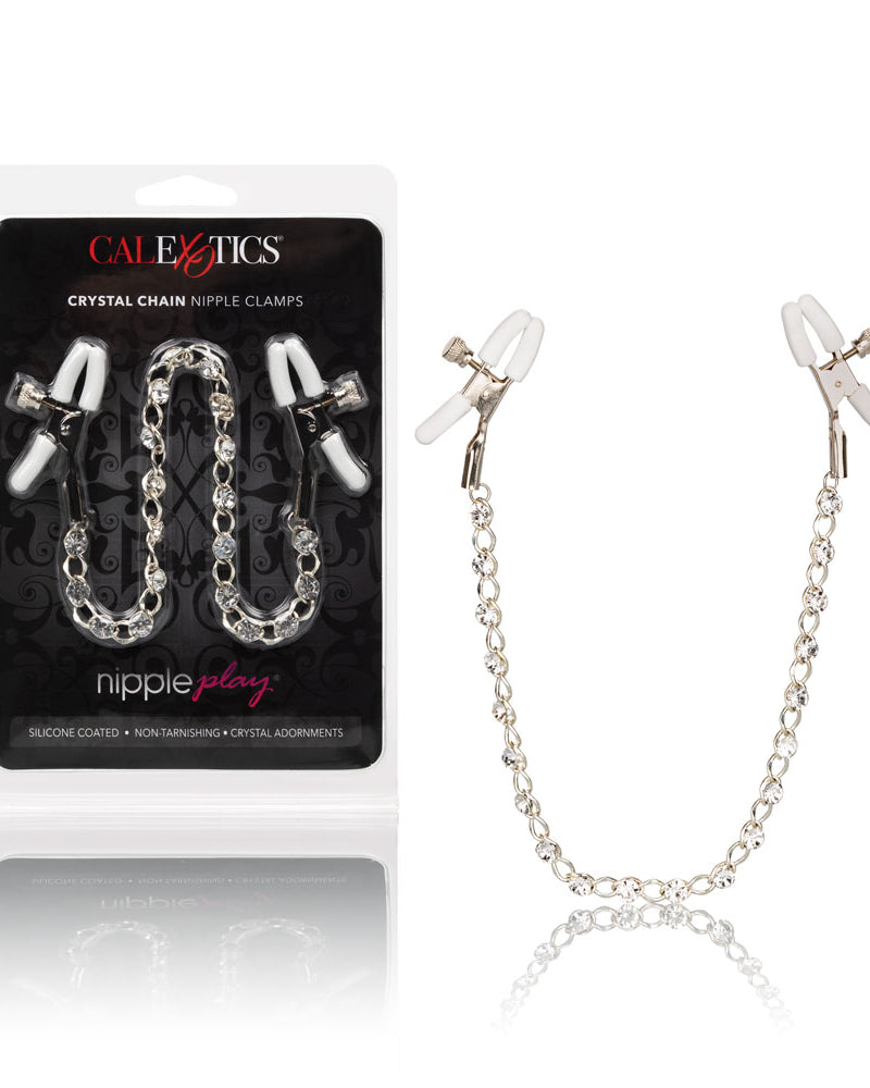 "Nipple Play Crystal Chain Nipple Clamps SE2617052"