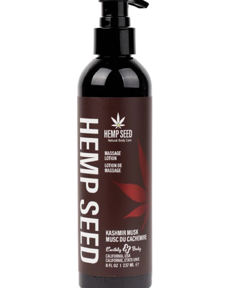 "Hemp Seed Massage Lotion - Kashmir Musk 8 Oz EB-ML013"