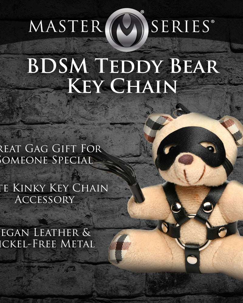 "BDSM Teddy Bear Keychain MS-AH120"