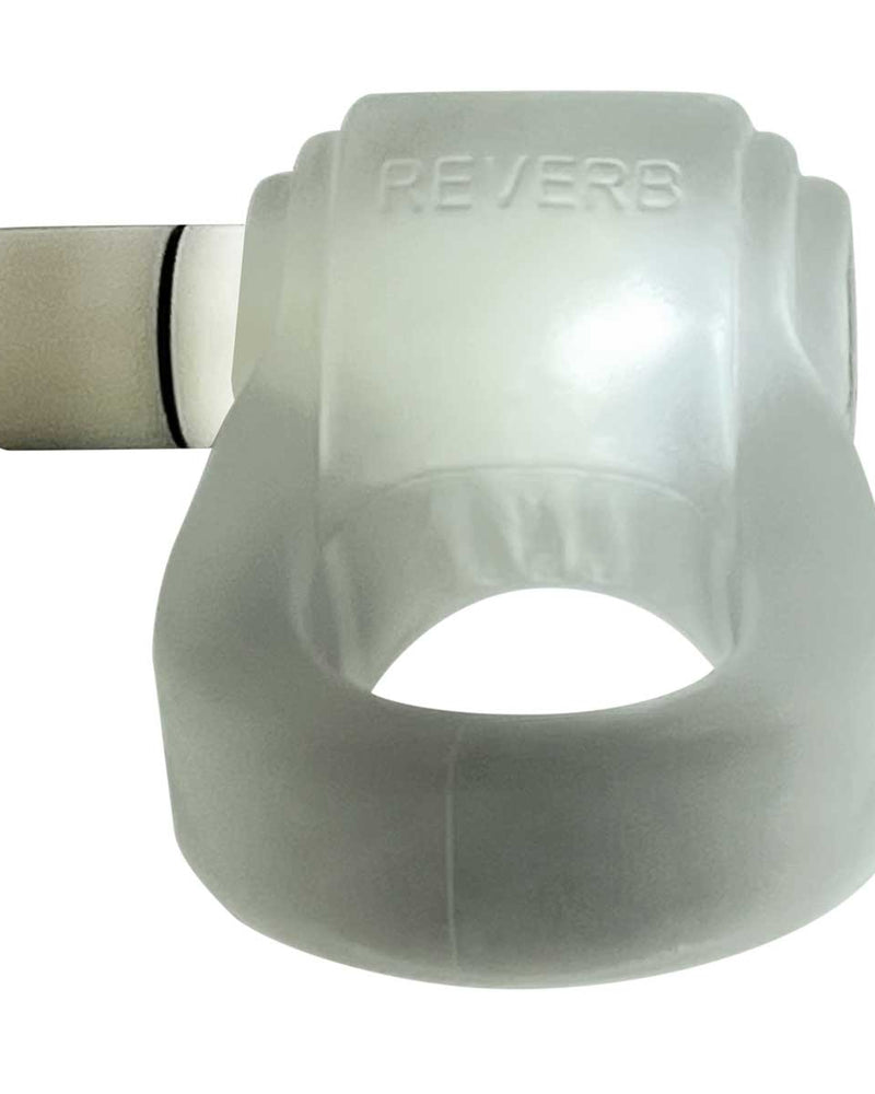 "Glowdick Cockring With Led - Clear Ice OX-3095-CLRICE"