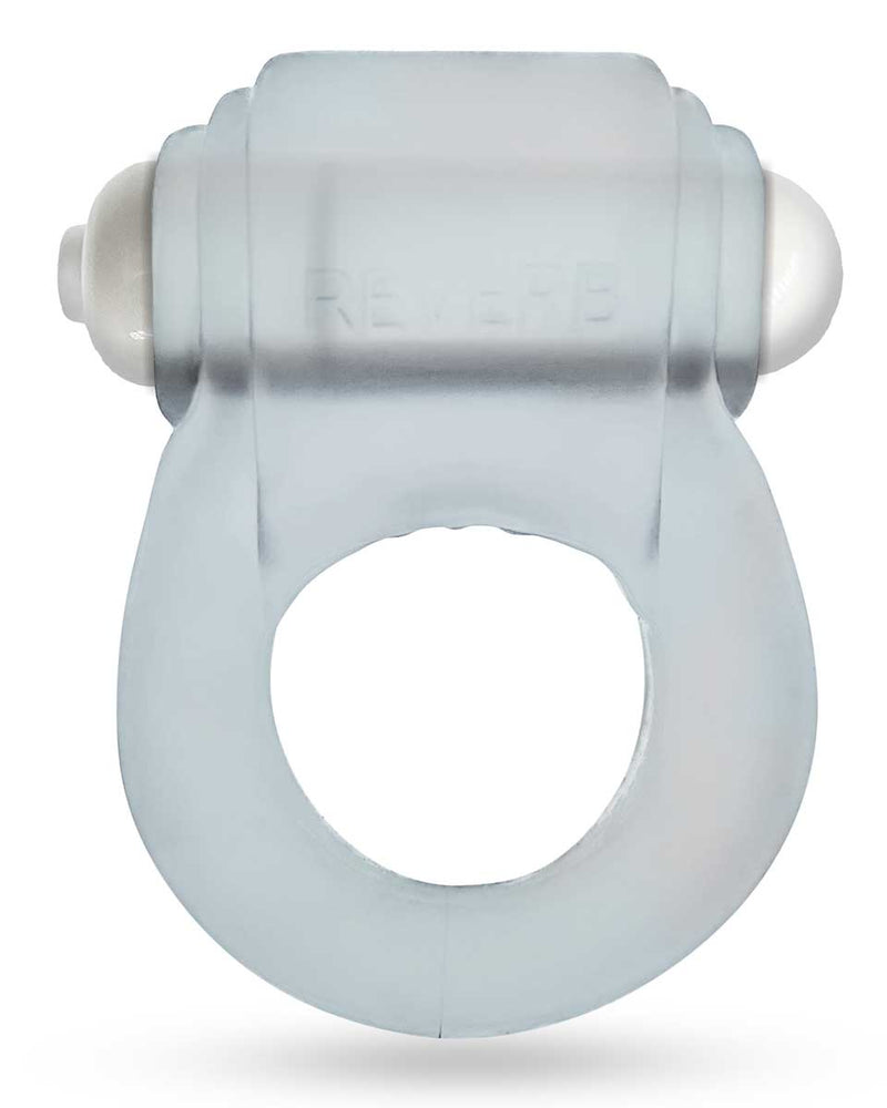 Glowdick Cockring With Led - Clear Ice