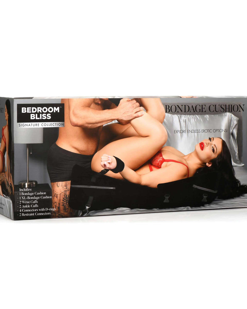 Bondage Cushion Set Bondage Foam Wedge Pillow Set - Black