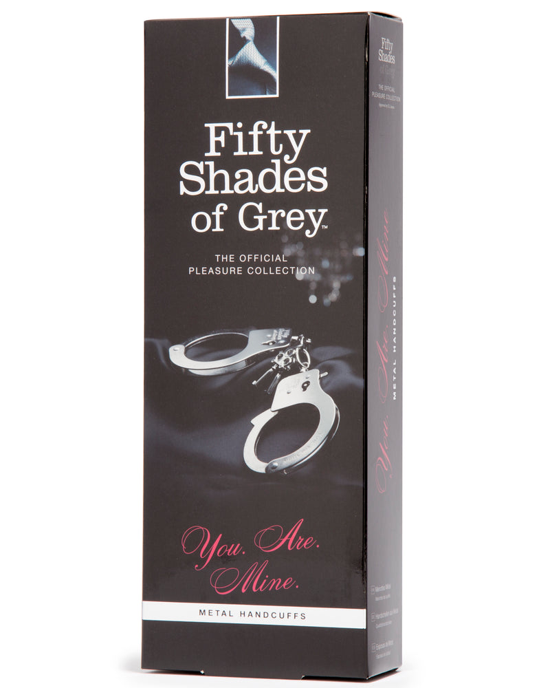 "Fifty Shades of Grey You Are Mine Metal Handcuffs LHR-40176"
