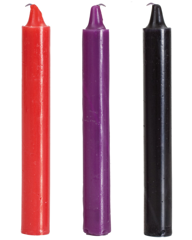 Japanese Drip Candles Set of 3 - Assorted Colors