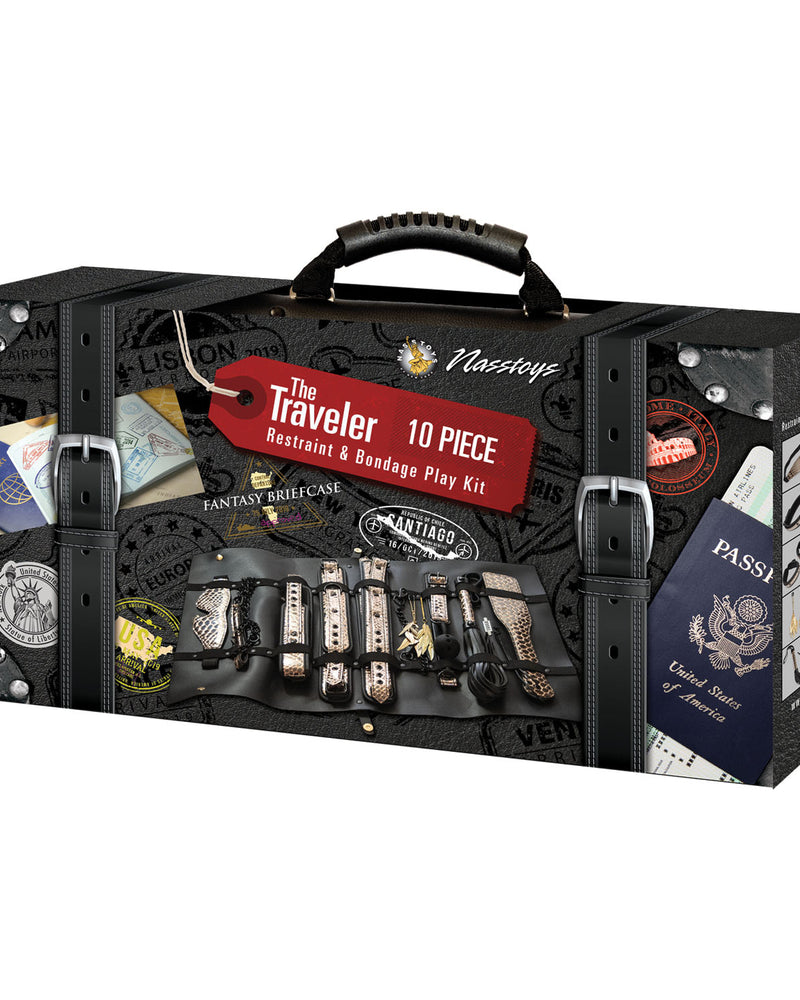 The Traveler 10 Piece Restraint and Bondage Play Kit