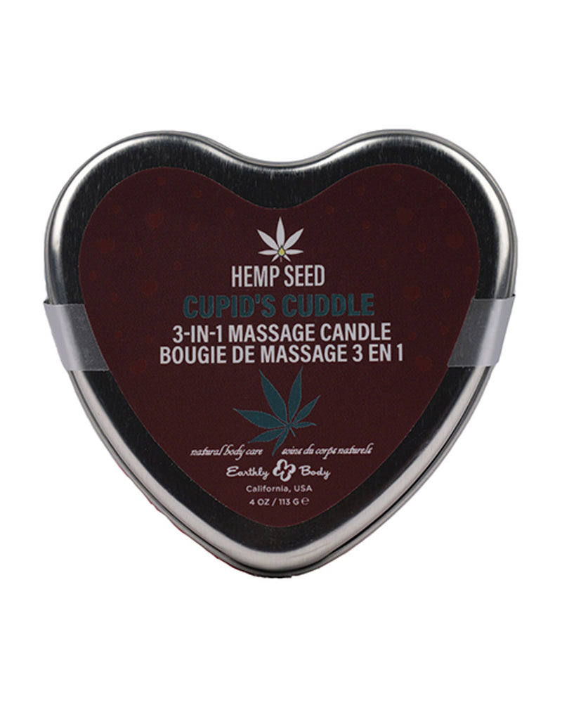 Hemp Seed 3-in-1 Valentines Day Candle - Cupid's Cuddle 4 Oz