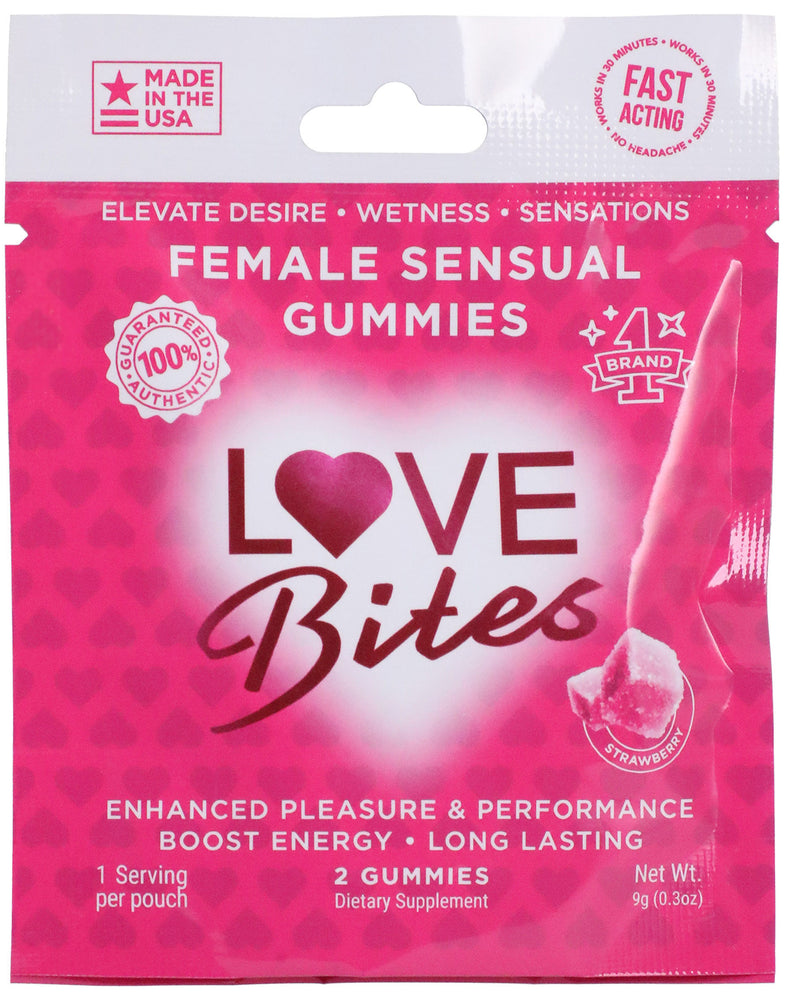 Love Bites - Female Sensual Gummies - 12 Pack