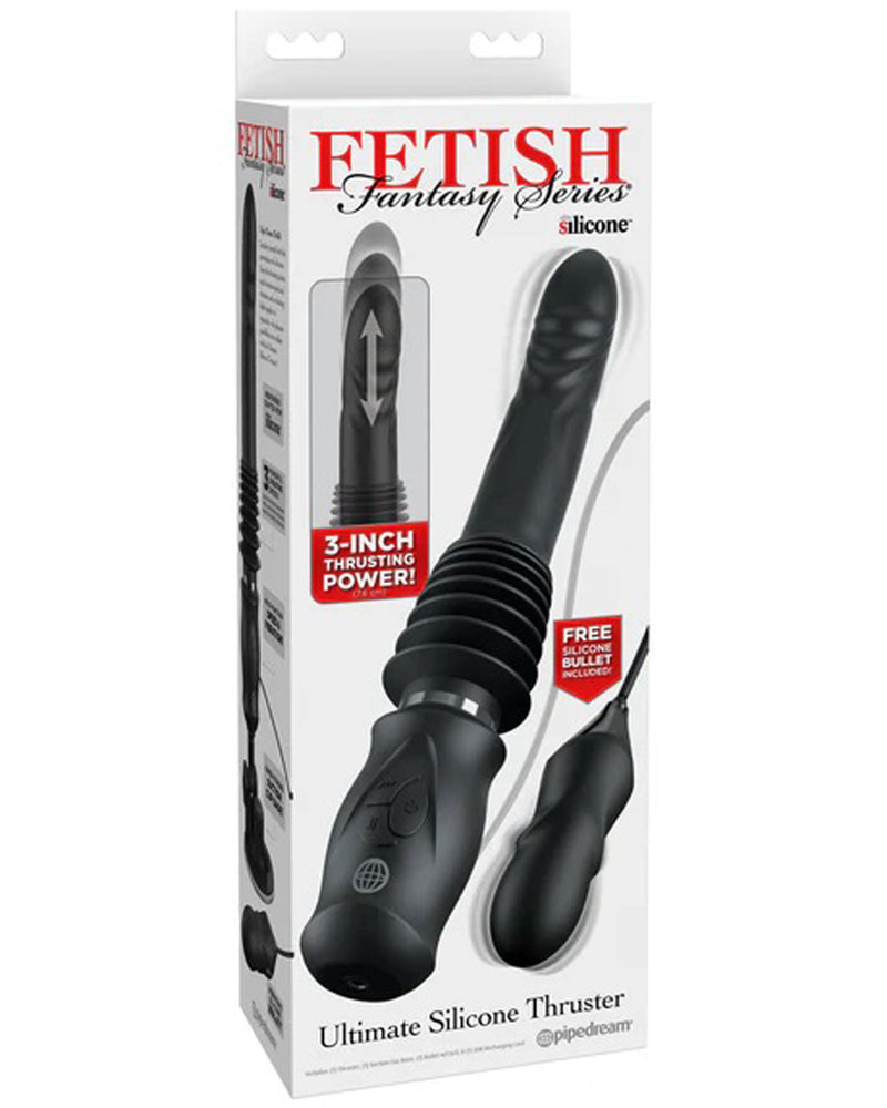 "Fetish Fantasy Series Ultimate Silicone Thruster - Balck PD4563-23"