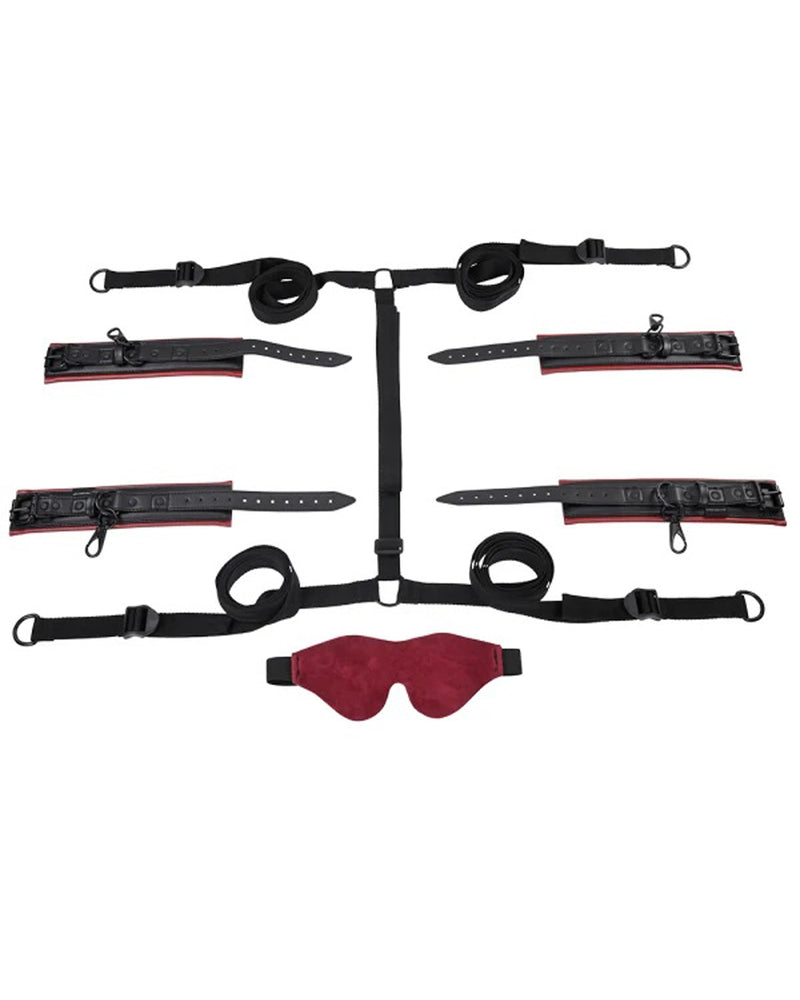 Saffron Under the Bed Restraint System - Black/red