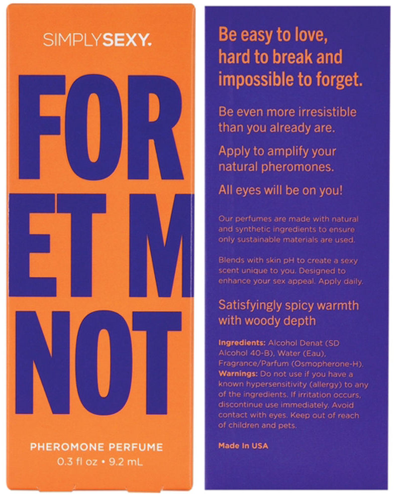 "Simply Sexy Pheromone Perfume Forget Me Not 0.3 Oz SSY2505-00"