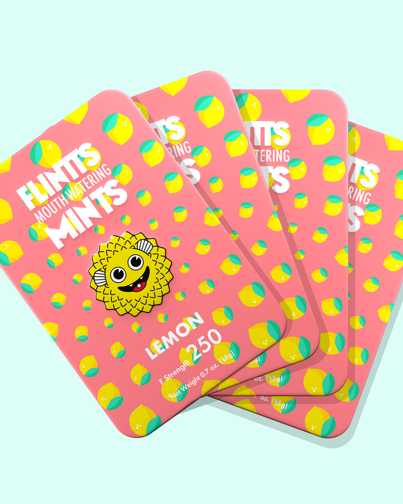 Flintts Mouth Watering Mints Lemon - F-Strength 250