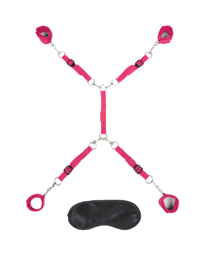 7 Pc Bed Spreader - Hot Pink