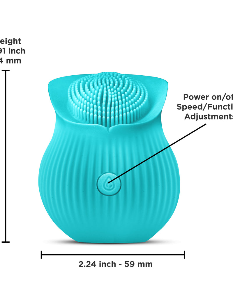 "Inya - the Bloom - Teal NSN-0554-77"