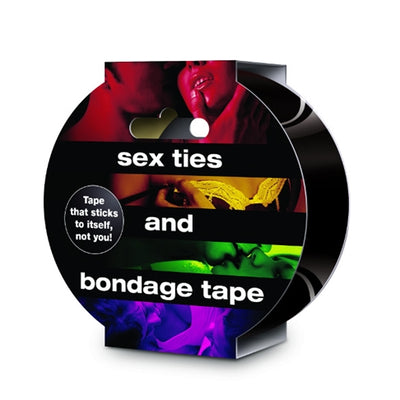 "Sex Ties and Bondage Tape - Black CC-USSTBT-B"